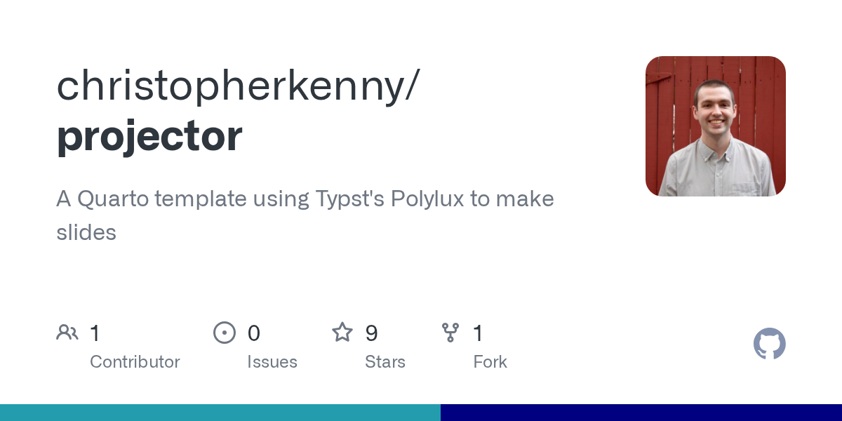 GitHub repository OpenGraph image for https://github.com/christopherkenny/projector