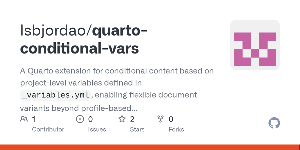 GitHub repository OpenGraph image for https://github.com/lsbjordao/quarto-conditional-vars