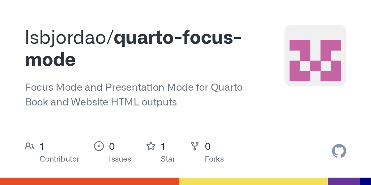 GitHub repository OpenGraph image for https://github.com/lsbjordao/quarto-focus-mode