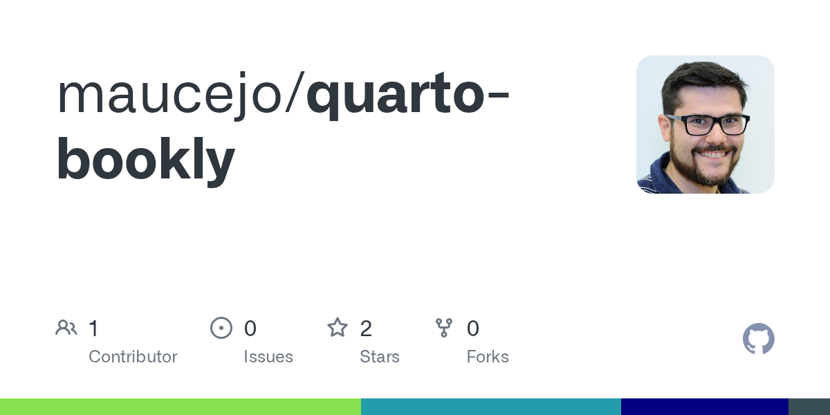 GitHub repository OpenGraph image for https://github.com/maucejo/quarto-bookly