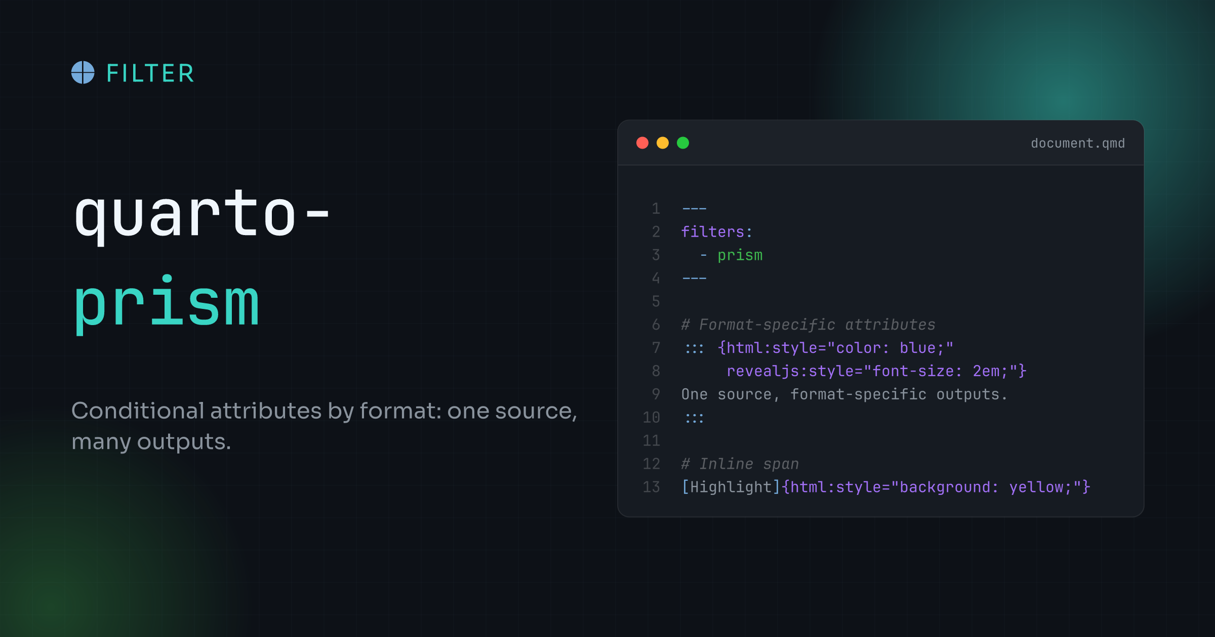 GitHub repository OpenGraph image for https://github.com/mcanouil/quarto-prism