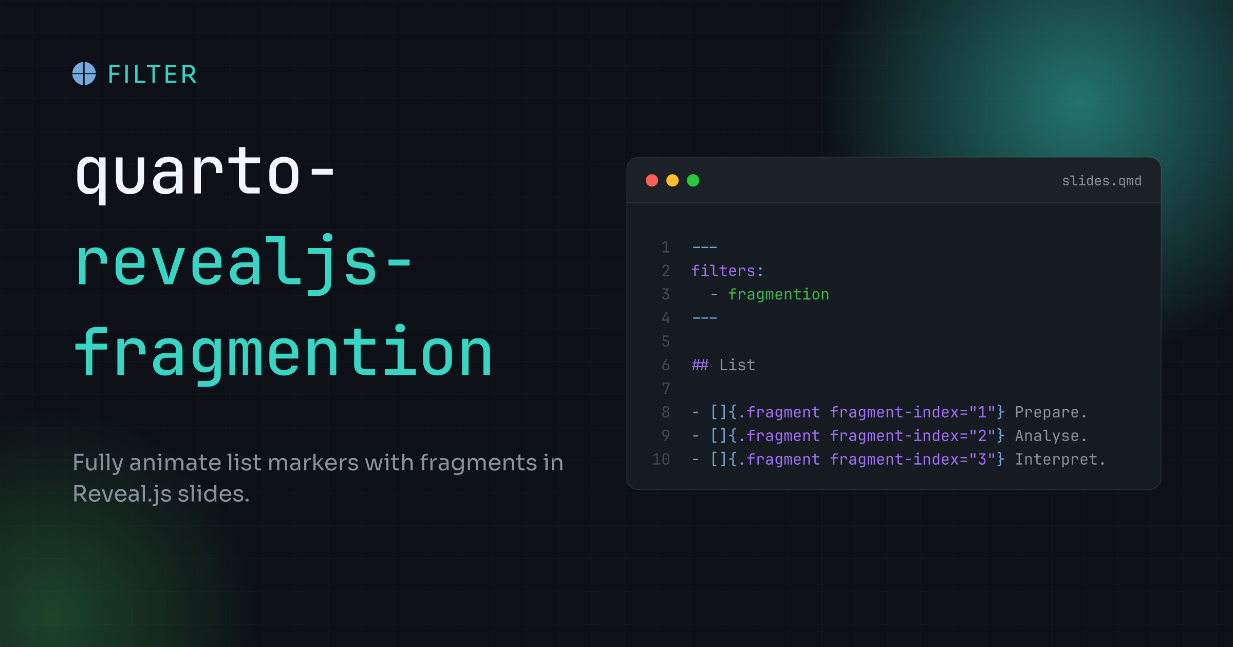 GitHub repository OpenGraph image for https://github.com/mcanouil/quarto-revealjs-fragmention