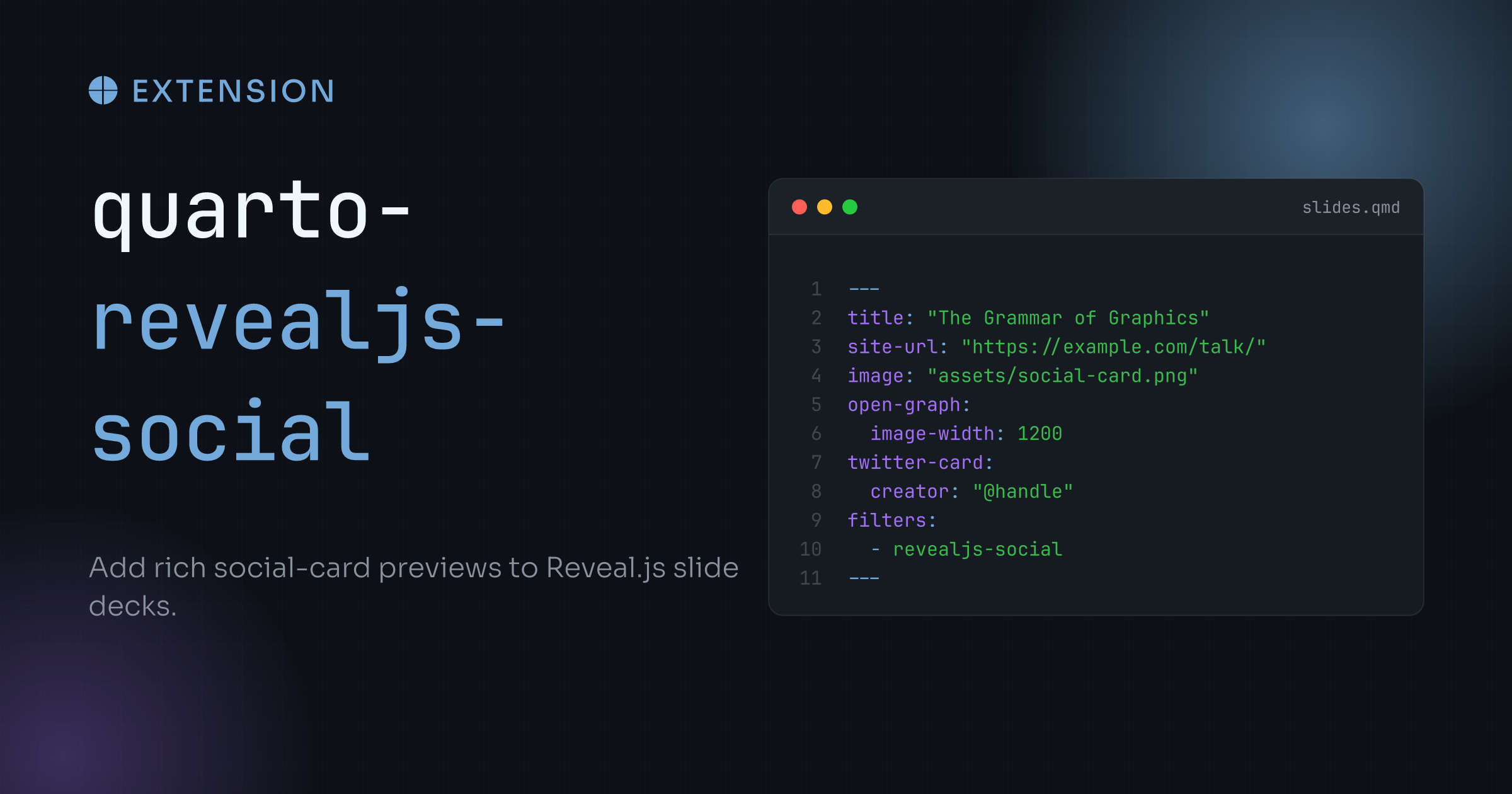 GitHub repository OpenGraph image for https://github.com/mcanouil/quarto-revealjs-social