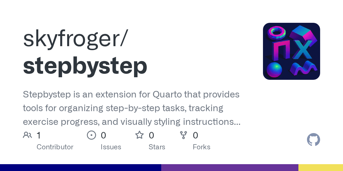 GitHub repository OpenGraph image for https://github.com/skyfroger/stepbystep